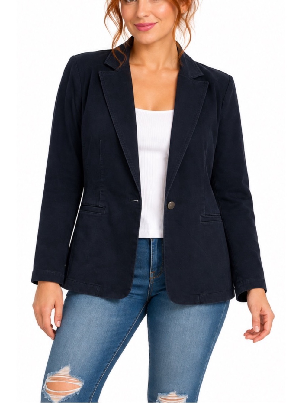 Jessica Simpson Black Blazer- Large